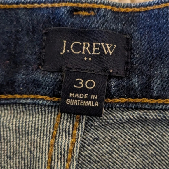 J.Crew Denim Rolled Cuff Shorts, Size 30, 3 inch inseam - Picture 2 of 8
